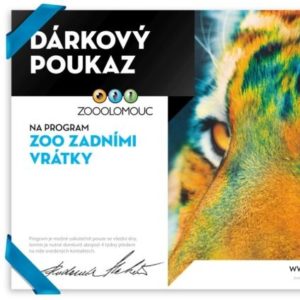 Dárkový poukaz "Zoo zadními vrátky"